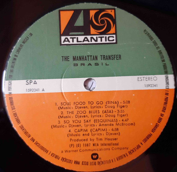 The Manhattan Transfer - Brasil | Atlantic (1592341) - 4