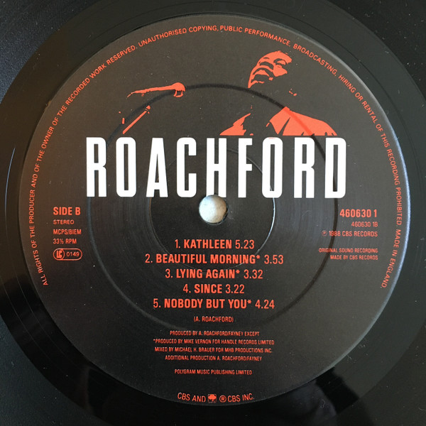 Roachford - Roachford | CBS (460630 1) - 4