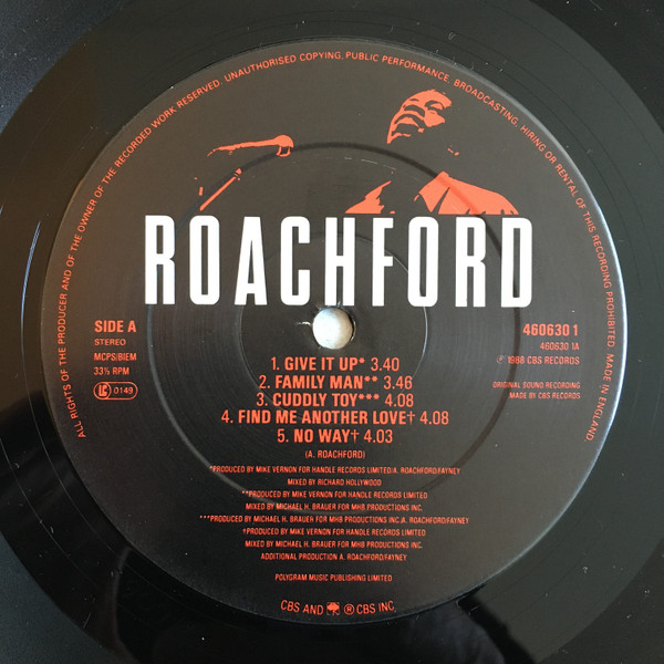Roachford - Roachford | CBS (460630 1) - 3