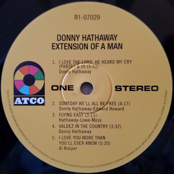 Donny Hathaway - Extension Of A Man | ATCO Records (R1-7029) - 3 Donny Hathaway - Extension Of A Man | ATCO Records (R1-7029) - 3