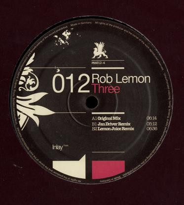 Rob Lemon - Three | PinkStar Records (PKS012-6)