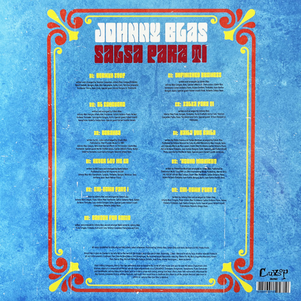 Johnny Blas - Salsa Para Ti | Ubiquity Recordings, Inc. (CBLP047) - 2