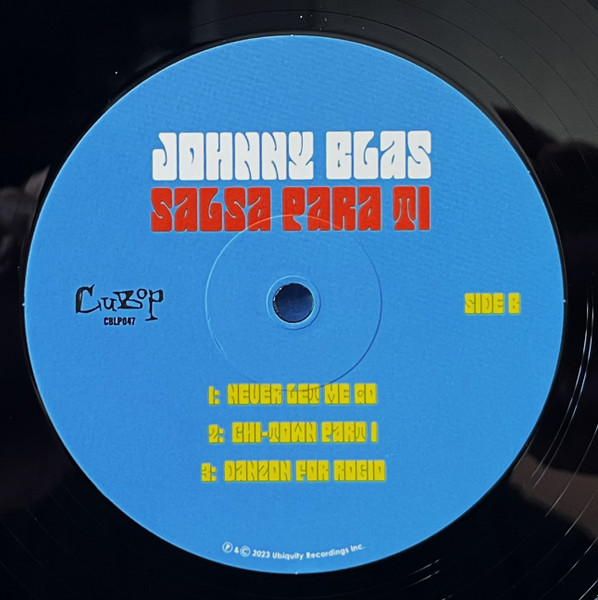 Johnny Blas - Salsa Para Ti | Ubiquity Recordings, Inc. (CBLP047) - 4