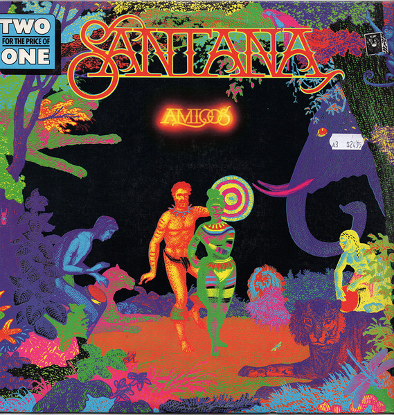 Santana - Amigos & Santana - Double Album Cover | CBS (241024) - 2 Santana - Amigos & Santana - Double Album Cover | CBS (241024) - 2