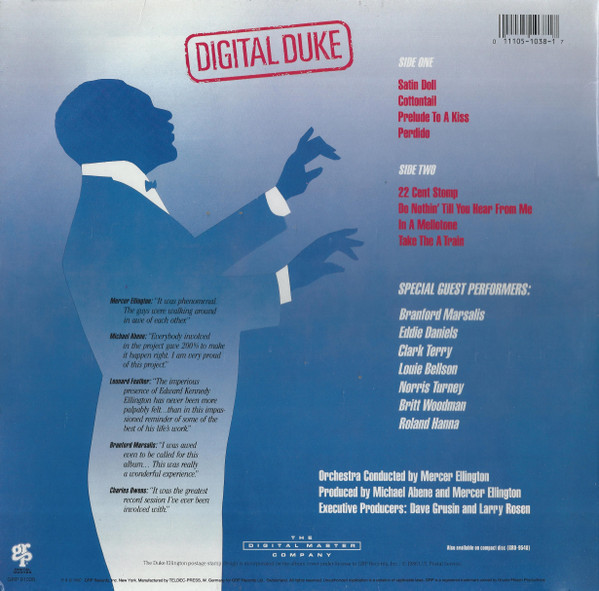 The Duke Ellington Orchestra - Digital Duke | GRP (GRP 91038) - 2 The Duke Ellington Orchestra - Digital Duke | GRP (GRP 91038) - 2