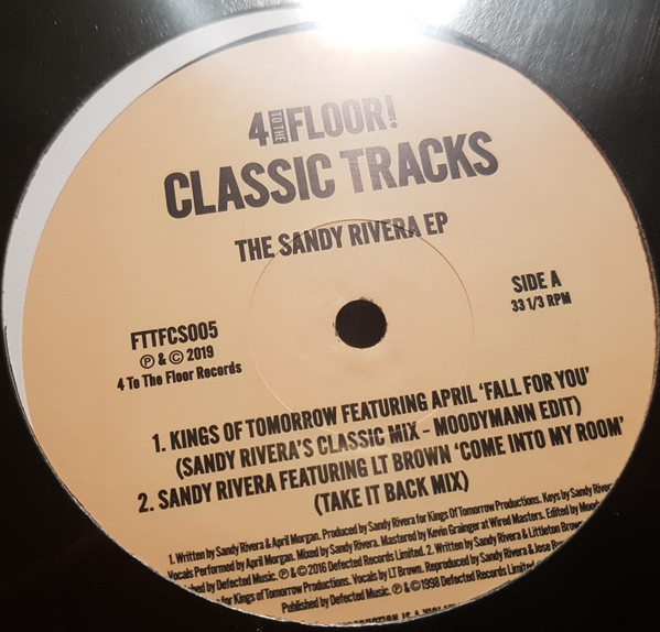 Various - The Sandy Rivera EP | 4 To The Floor (FTTFCS005)