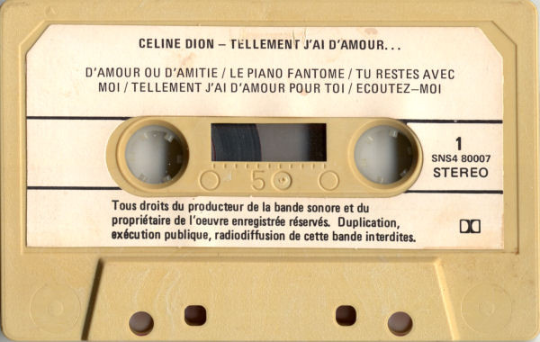Céline Dion - Tellement J'Ai D'Amour... | Saisons (SNS4 80007) - 3 Céline Dion - Tellement J'Ai D'Amour... | Saisons (SNS4 80007) - 3