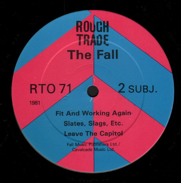 The Fall - Slates | Rough Trade (RTO 71) - 4