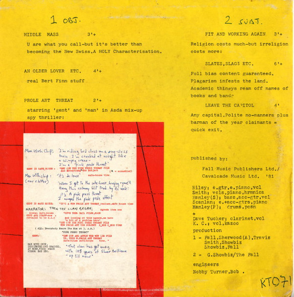 The Fall - Slates | Rough Trade (RTO 71) - 2