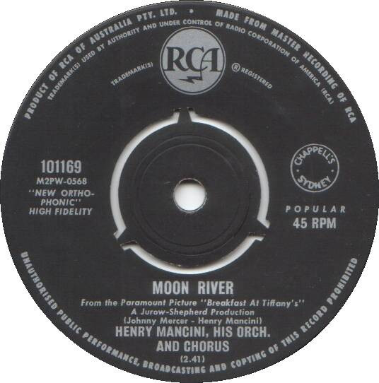 Henry Mancini And His Orchestra And Chorus - Moon River | RCA (101169) - main