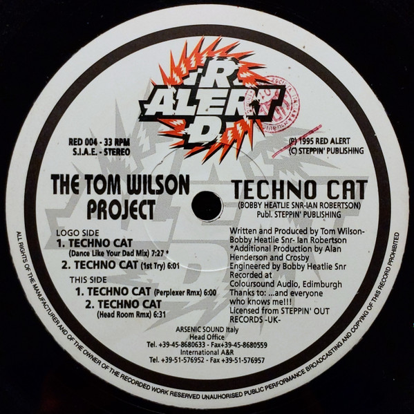 Tom Wilson - Techno Cat | Red Alert (RED 004) - main Tom Wilson - Techno Cat | Red Alert (RED 004) - main
