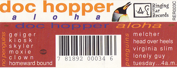 Doc Hopper - "Aloha" | Ringing Ear Records (RER003C) - 2 Doc Hopper - "Aloha" | Ringing Ear Records (RER003C) - 2