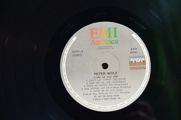 Peter Wolf - Come As You Are | EMI America (2407441) - 4