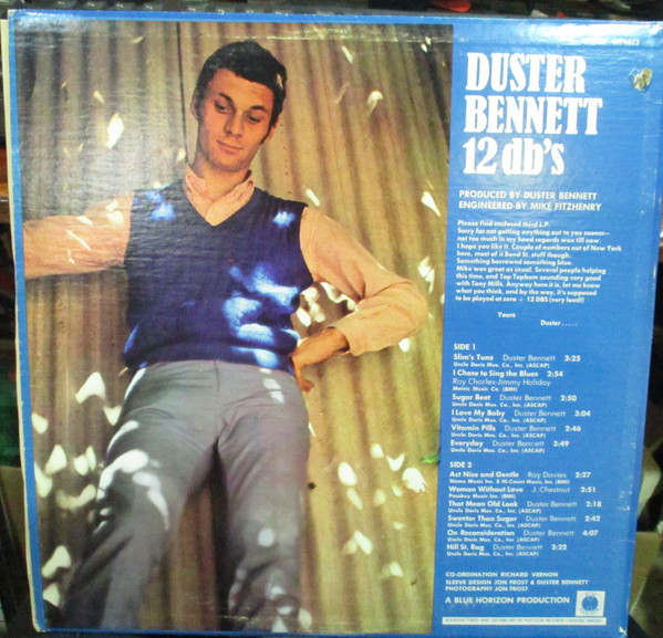 Duster Bennett - 12 DB's | Blue Horizon (BH 4812) - 2 Duster Bennett - 12 DB's | Blue Horizon (BH 4812) - 2