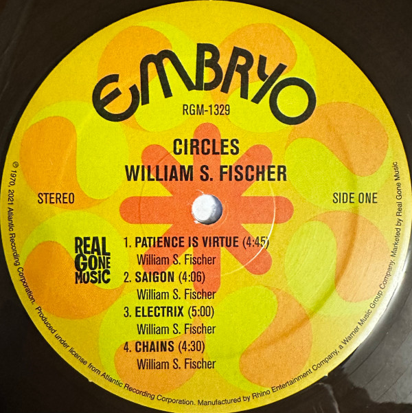 William S. Fischer - Circles | Real Gone Music (RGM-1329) - 4