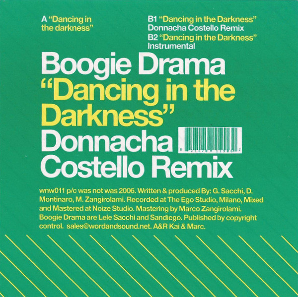 Boogie Drama - Dancing In The Darkness | Was Not Was (WNW011) - 4