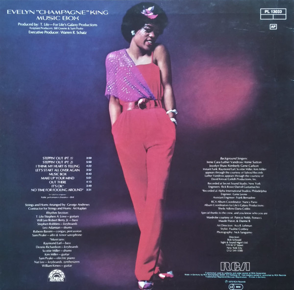 Evelyn King - Music Box | RCA Victor (PL 13033) - 2 Evelyn King - Music Box | RCA Victor (PL 13033) - 2