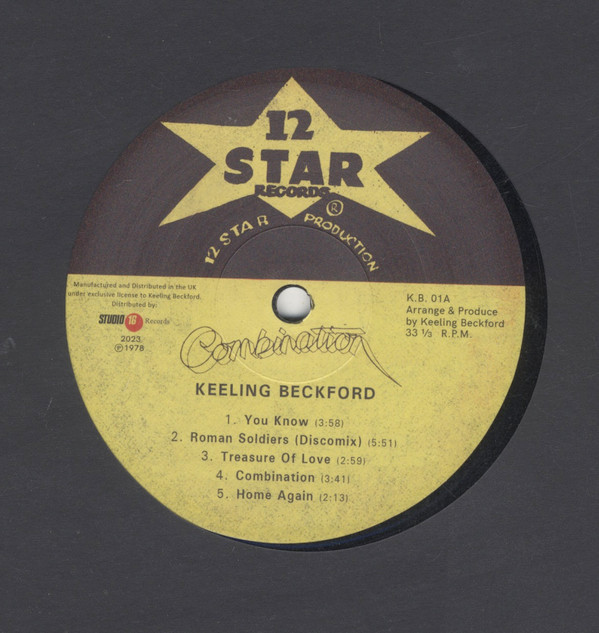 Keeling Beckford - Combination | 12 Star Records (KB-01) - 2