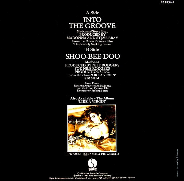 Madonna - Into The Groove | Sire (92 8934-7) - 2