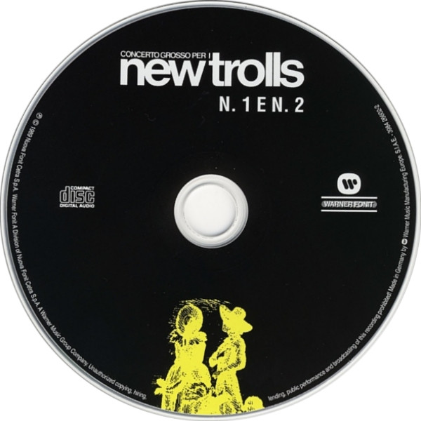 New Trolls - Concerto Grosso Per I New Trolls | Warner Fonit (3984 26602-2) - 2 New Trolls - Concerto Grosso Per I New Trolls | Warner Fonit (3984 26602-2) - 2