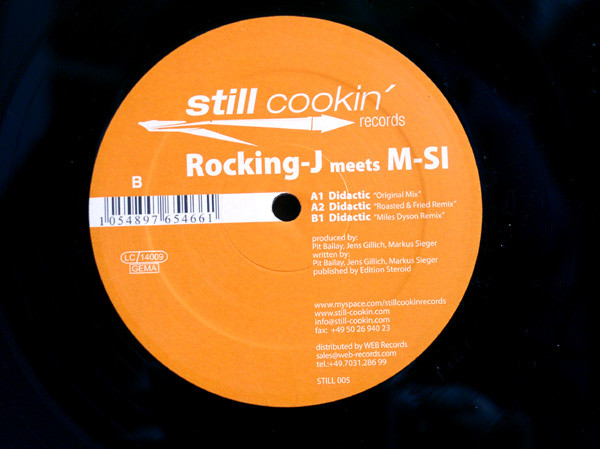 Rocking J Meets M-Si - Didactic | Still Cookin' Records (STILL 005) - 2 Rocking J Meets M-Si - Didactic | Still Cookin' Records (STILL 005) - 2