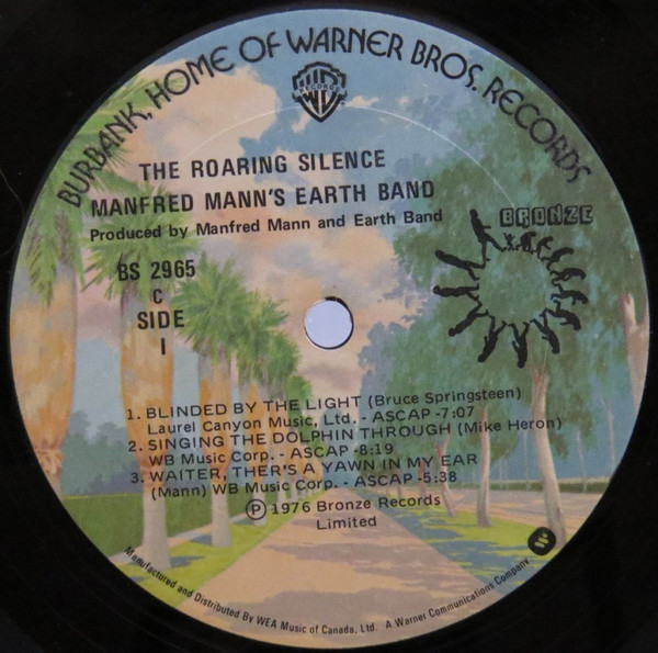 Manfred Mann's Earth Band - The Roaring Silence | Warner Bros. Records (BS 2965) - 3 Manfred Mann's Earth Band - The Roaring Silence | Warner Bros. Records (BS 2965) - 3