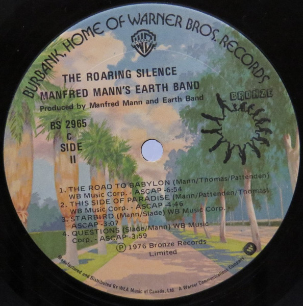 Manfred Mann's Earth Band - The Roaring Silence | Warner Bros. Records (BS 2965) - 4 Manfred Mann's Earth Band - The Roaring Silence | Warner Bros. Records (BS 2965) - 4