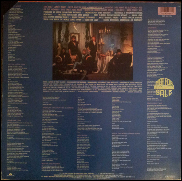 Magnum - Vigilante | Polydor (829 986-1 Y-1) - 2