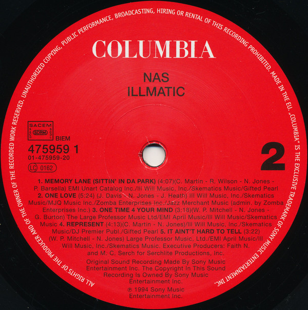 Nas - Illmatic | Columbia (475959 1) - 3