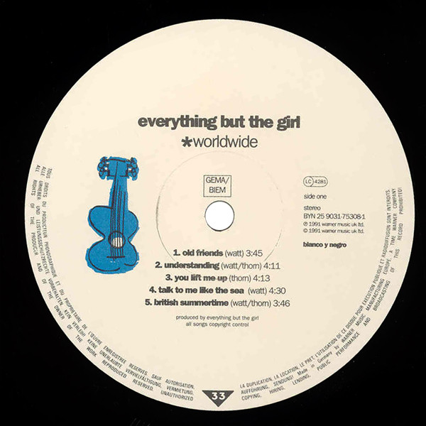 Everything But The Girl - Worldwide | Blanco Y Negro (BYN 25) - 3