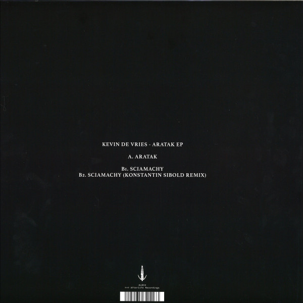 Kevin De Vries - Aratak EP | Afterlife (AL019) - 2