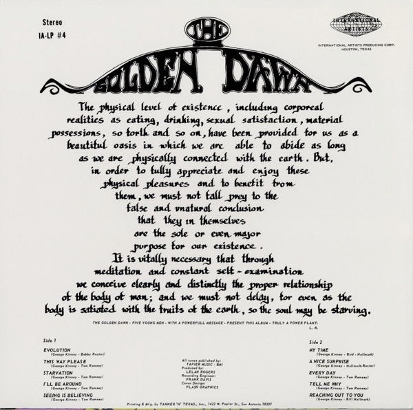 The Golden Dawn - Power Plant | International Artists (IA-LP #4) - 2 The Golden Dawn - Power Plant | International Artists (IA-LP #4) - 2