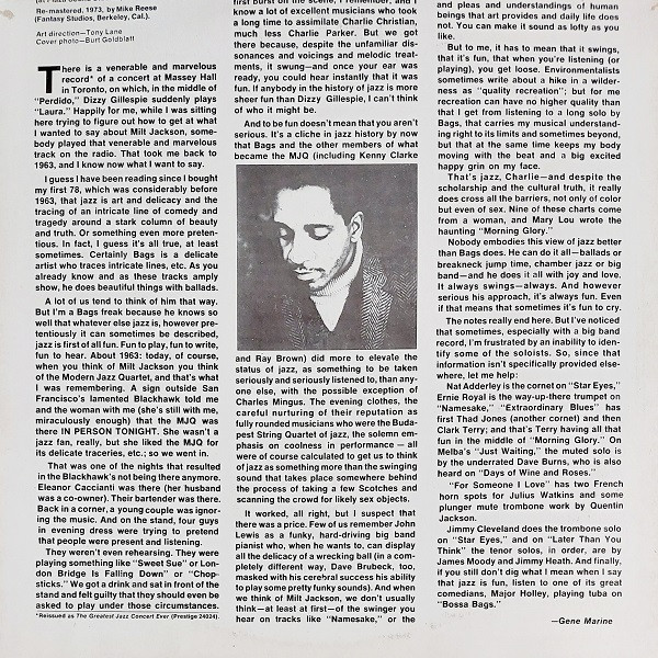 Milt Jackson - Big Band Bags | Milestone (S 66.040) - 4