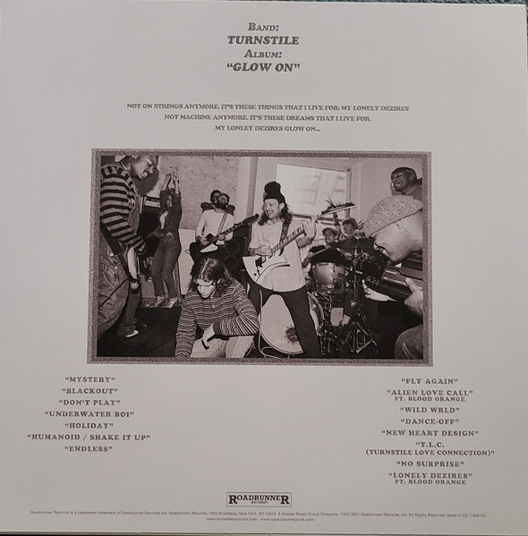 Turnstile - Glow On | Roadrunner Records (1-654153) - 2 Turnstile - Glow On | Roadrunner Records (1-654153) - 2