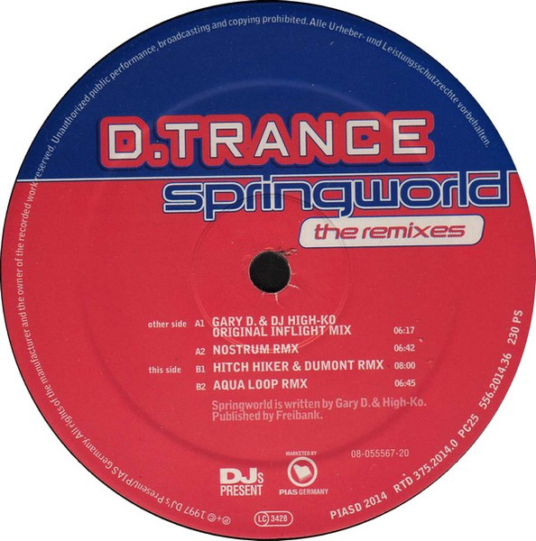 D. Trance - Springworld (The Remixes) | DJs Present (PIASD 2014) - 4 D. Trance - Springworld (The Remixes) | DJs Present (PIASD 2014) - 4