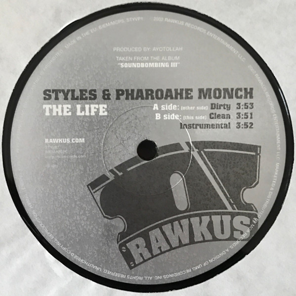 Styles P & Pharoahe Monch - The Life | Rawkus Records (STYVP1) - 4