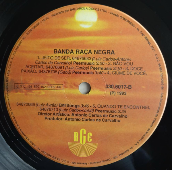 Raça Negra - Raça Negra | RGE (330.6017) - 4