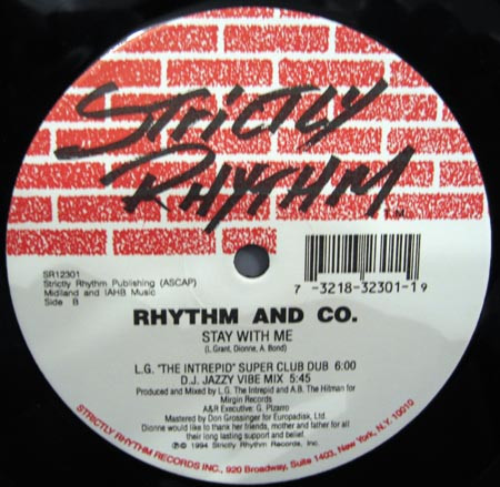Rhythm And Co. - Stay With Me | Strictly Rhythm (SR12301) - 2 Rhythm And Co. - Stay With Me | Strictly Rhythm (SR12301) - 2