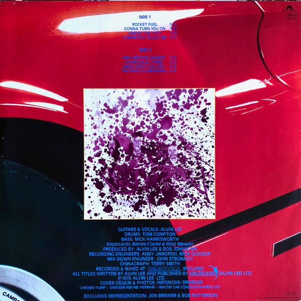 Alvin Lee & Ten Years Later - Rocket Fuel | Polydor (2344 103) - 2 Alvin Lee & Ten Years Later - Rocket Fuel | Polydor (2344 103) - 2