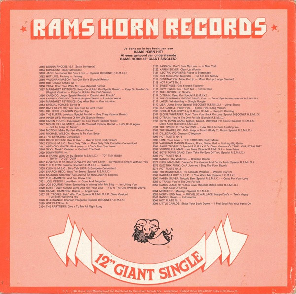 Bobby Orlando - She Has A Way | Rams Horn Records (RAMSH 12-3511) - 2