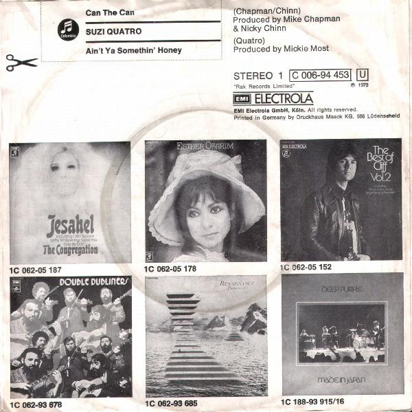 Suzi Quatro - Can The Can | Columbia (1C 006-94 453) - 2