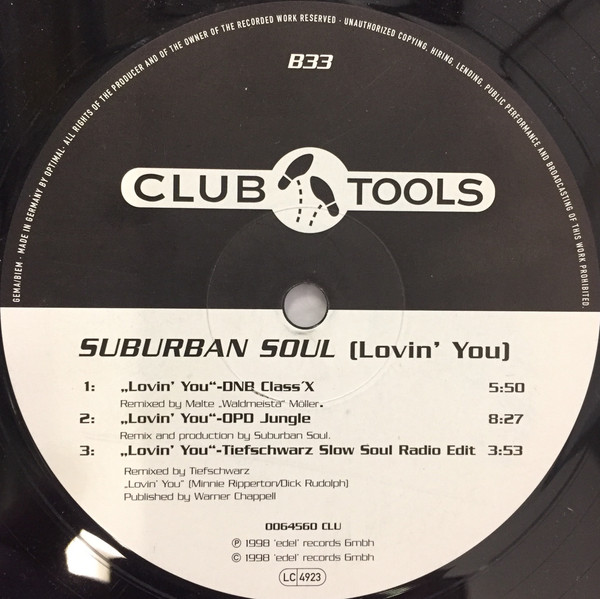 Suburban Soul - Lovin' You | Club Tools (006456-0 CLU)