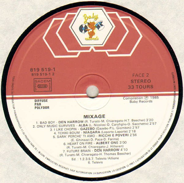 Various - Mixage | Baby Records (819 519-1) - 4