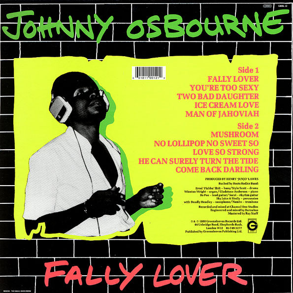 Johnny Osbourne - Fally Lover | Greensleeves Records (GREL 12) - 2