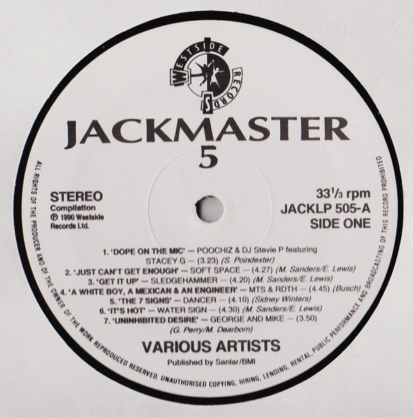 Various - Jackmaster 5 | Westside Records (JACKLP 505) - 3