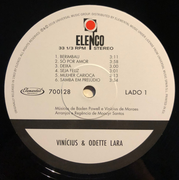 Vinicius De Moraes & Odette Lara - Vinicius & Odette Lara | Elenco (700128) - 3