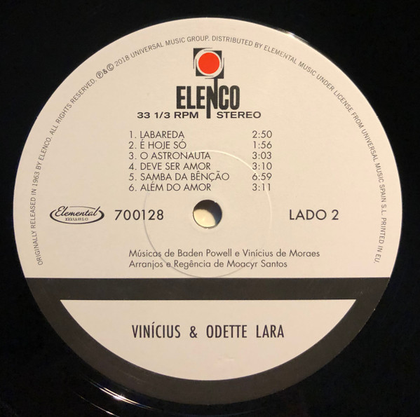Vinicius De Moraes & Odette Lara - Vinicius & Odette Lara | Elenco (700128) - 4