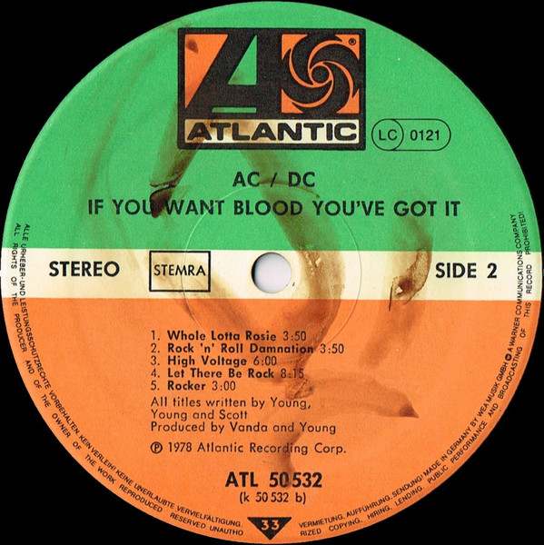 AC/DC - If You Want Blood, You've Got It | Atlantic (ATL 50 532) - 4 AC/DC - If You Want Blood, You've Got It | Atlantic (ATL 50 532) - 4