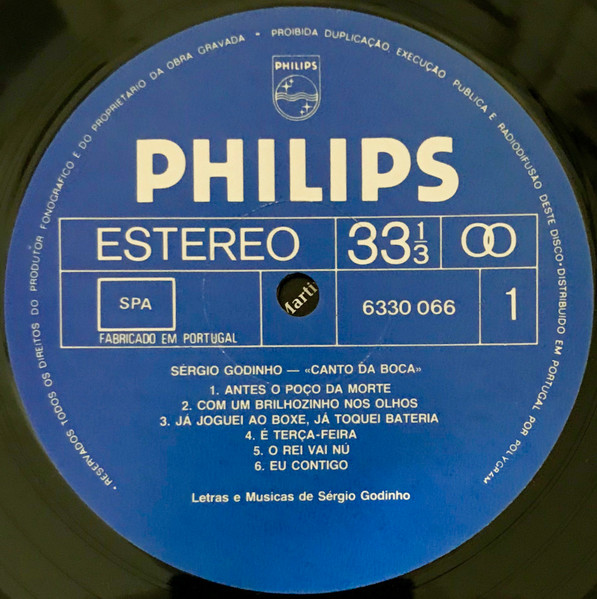 Sérgio Godinho - Canto Da Boca | Philips (6330 066) - 4 Sérgio Godinho - Canto Da Boca | Philips (6330 066) - 4
