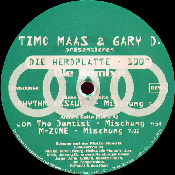 Timo Maas & Gary D. - Die Herdplatte - 100° (Die Remixe) | LiTime Records (LTMS0006R) - main Timo Maas & Gary D. - Die Herdplatte - 100° (Die Remixe) | LiTime Records (LTMS0006R) - main